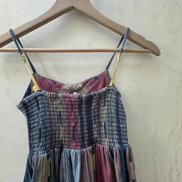 Roxy || Little Girl's Dress Pastel Ikat Style Surf Sun Coastal Sz Small - Picture 5 of 12